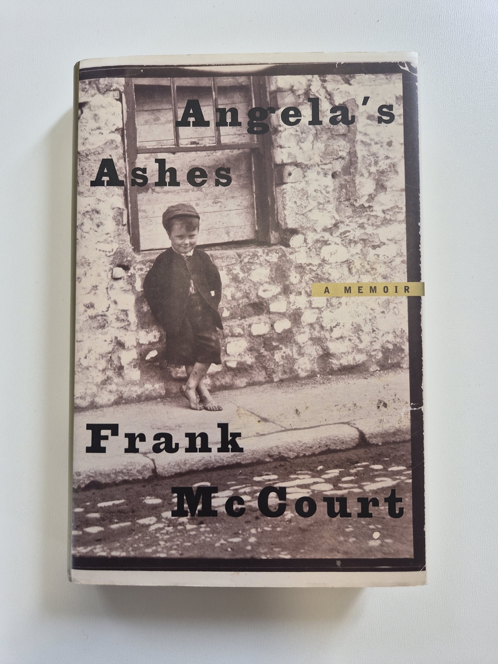Angela's Ashes by Frank McCourt - A Memoir - Hardcover Book